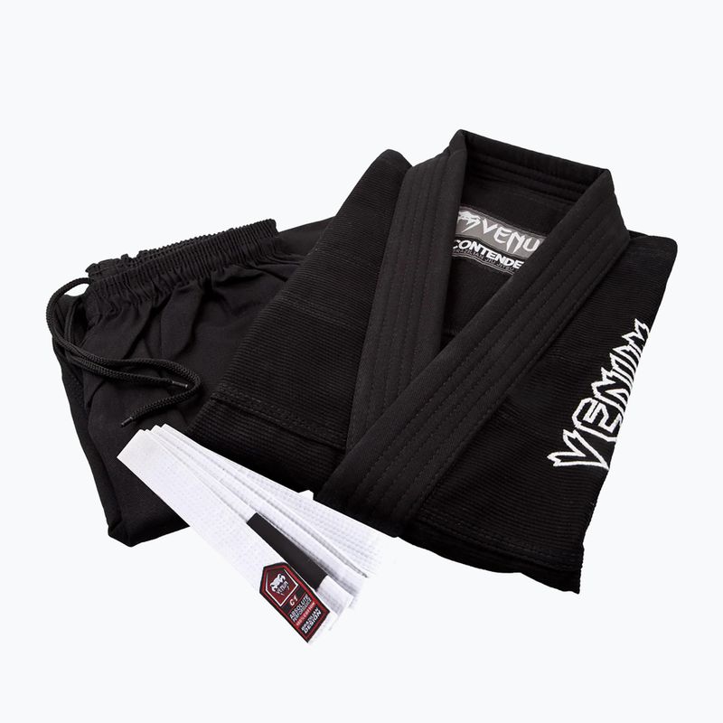 GI pre detské brazílske jiu-jitsu Venum Contender Evo black 8