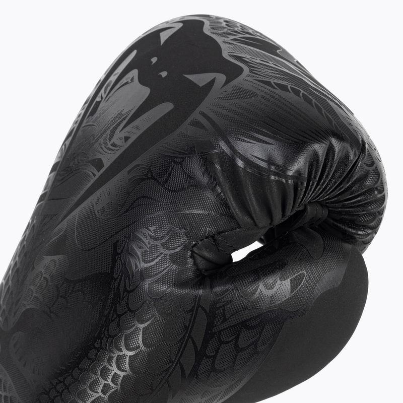 Boxerské rukavice Venum Dragon's Flight black/black 4