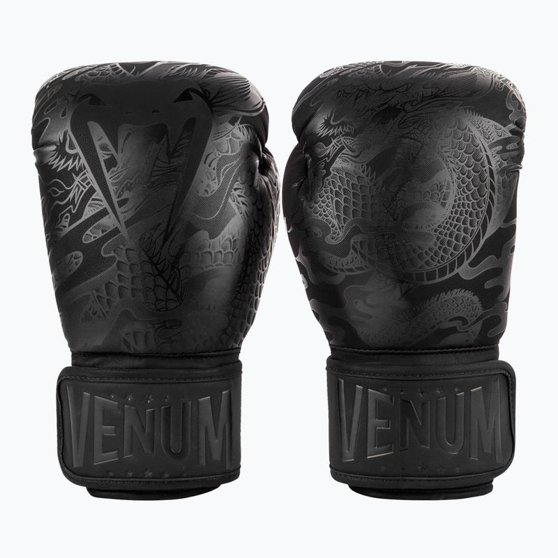Boxerské rukavice Venum Dragon's Flight black/black 7