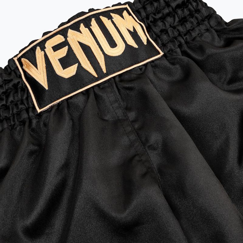 Pánske tréningové šortky Venum Classic Muay Thai black/gold 3