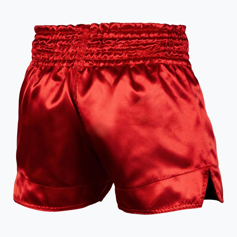 Pánske tréningové šortky Venum Classic Muay Thai bordeaux/gold 2