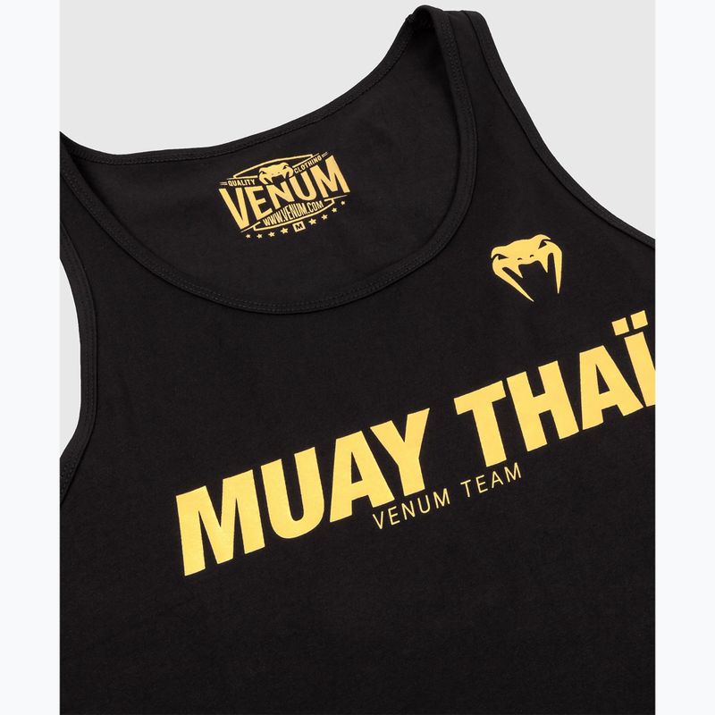 Pánske tielko Venum Muay Thai VT black/gold 4