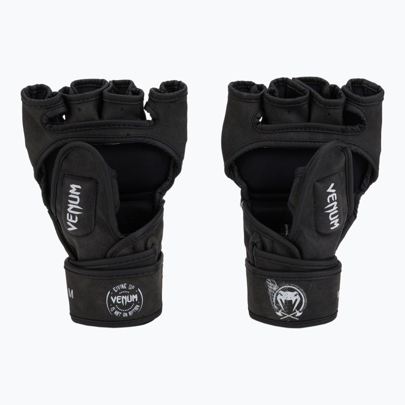 Venum GLDTR 4.0 pánske grapplingové rukavice čiernobiele VENUM-04166 2