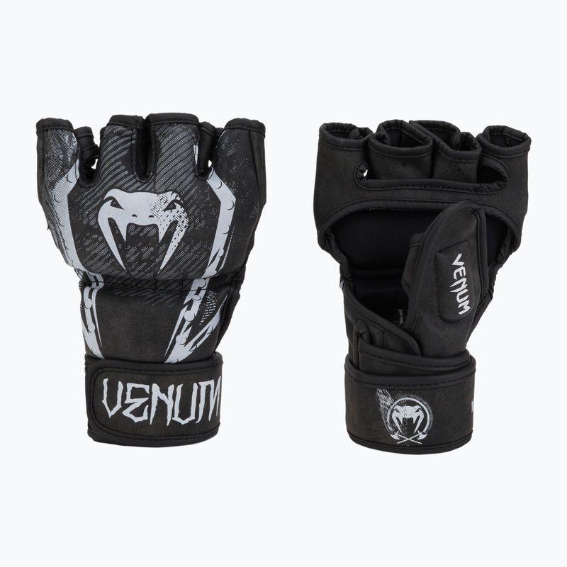 Venum GLDTR 4.0 pánske grapplingové rukavice čiernobiele VENUM-04166 3