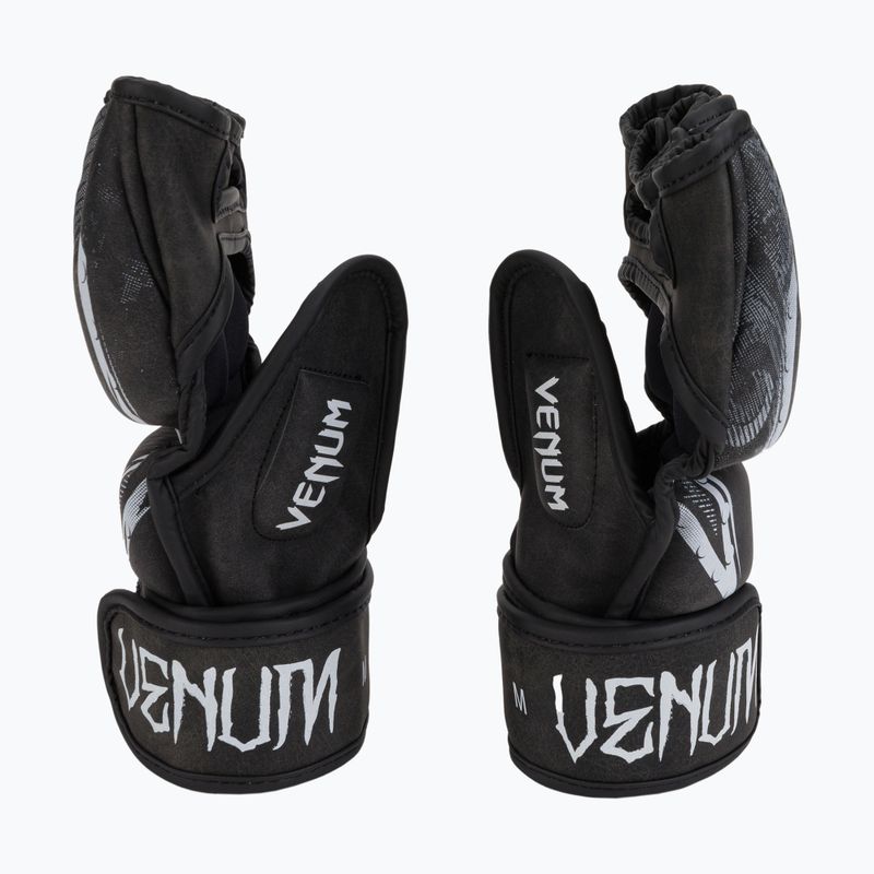 Venum GLDTR 4.0 pánske grapplingové rukavice čiernobiele VENUM-04166 4