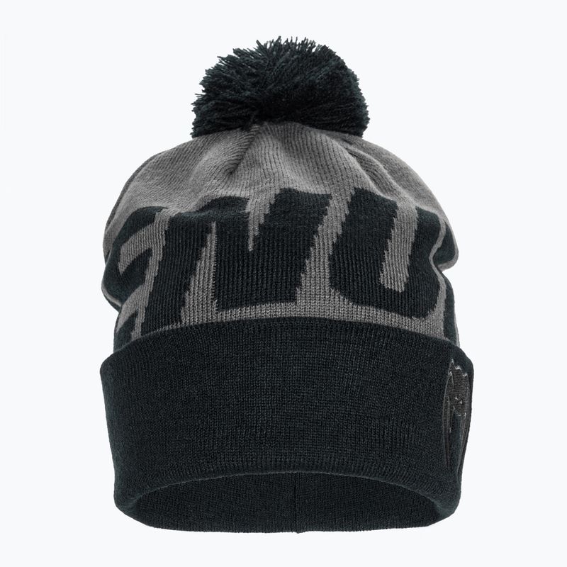 Zimná čiapka Venum Elite  Beanie with Pompom šedá/čierna 2