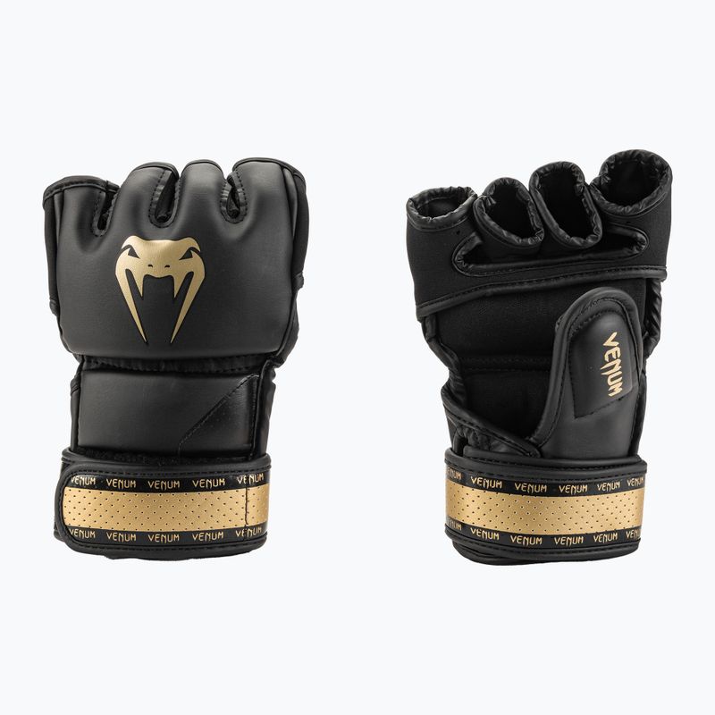 Rukavice Venum Impact 2.0 black/gold MMA 3