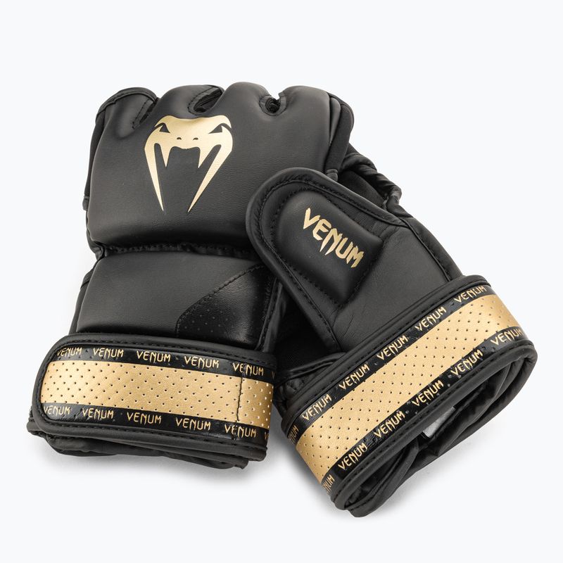 Rukavice Venum Impact 2.0 black/gold MMA 5