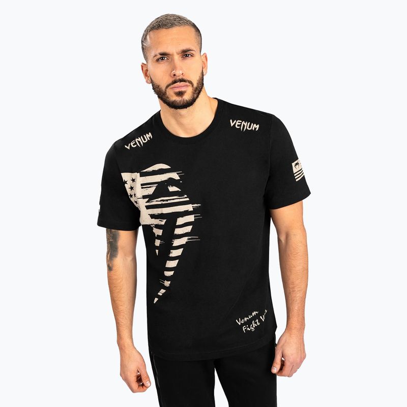 Pánske čierne tričko Venum Giant USA