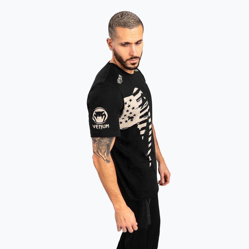 Pánske čierne tričko Venum Giant USA 4