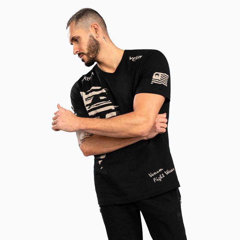 Pánske čierne tričko Venum Giant USA 6