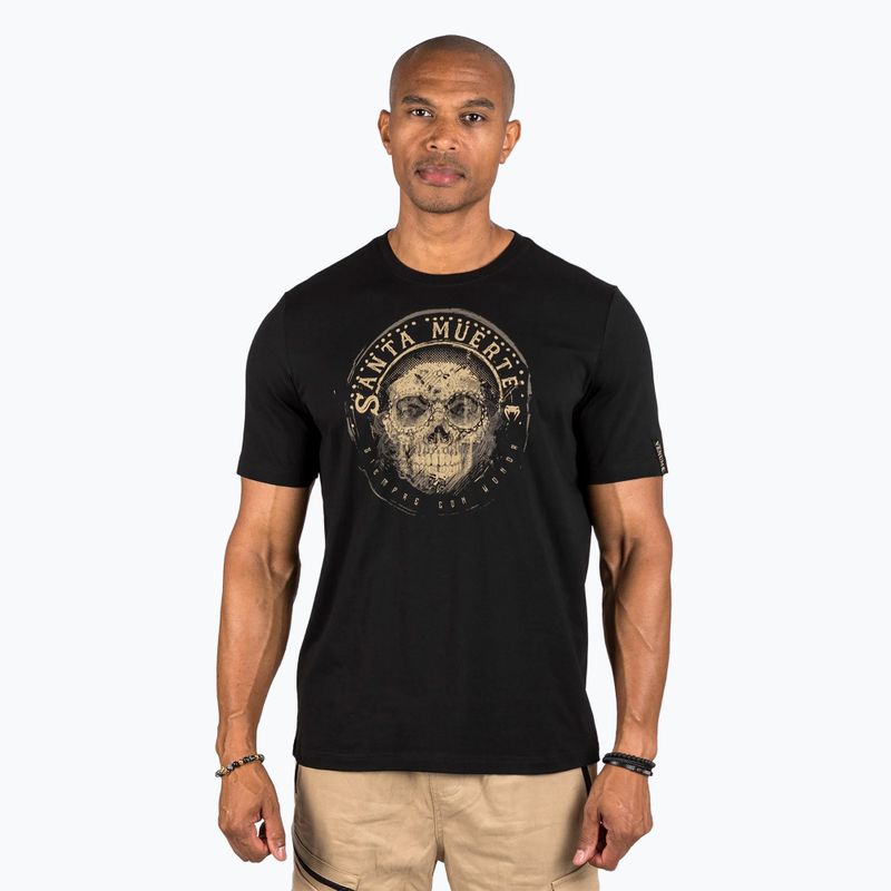 Pánske tričko Venum Santa Muerte Dark Side black/brown