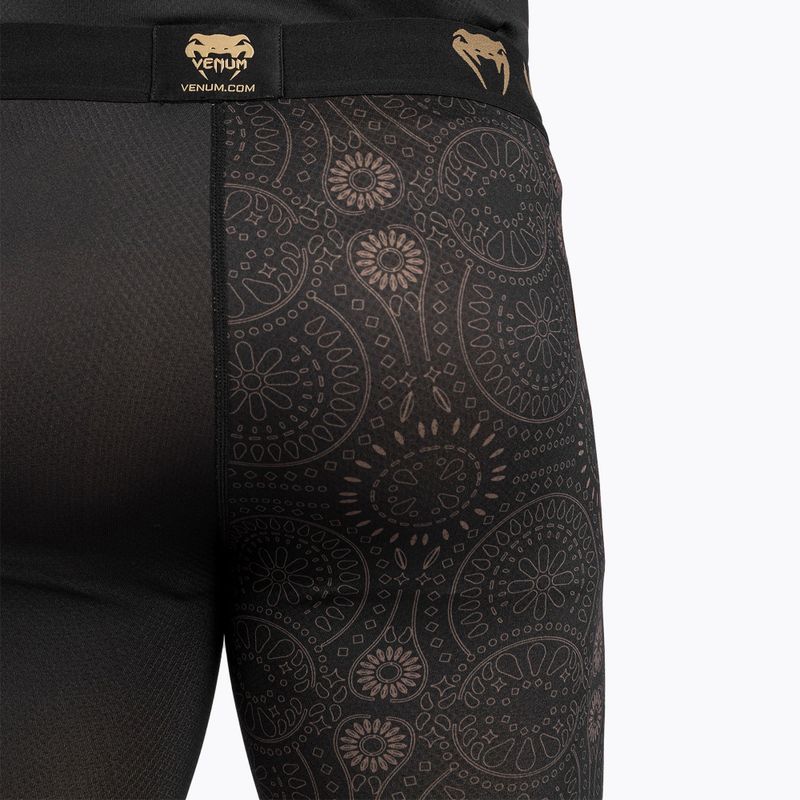 Pánske legíny Venum Santa Muerte Dark Side Spats black/brown 10