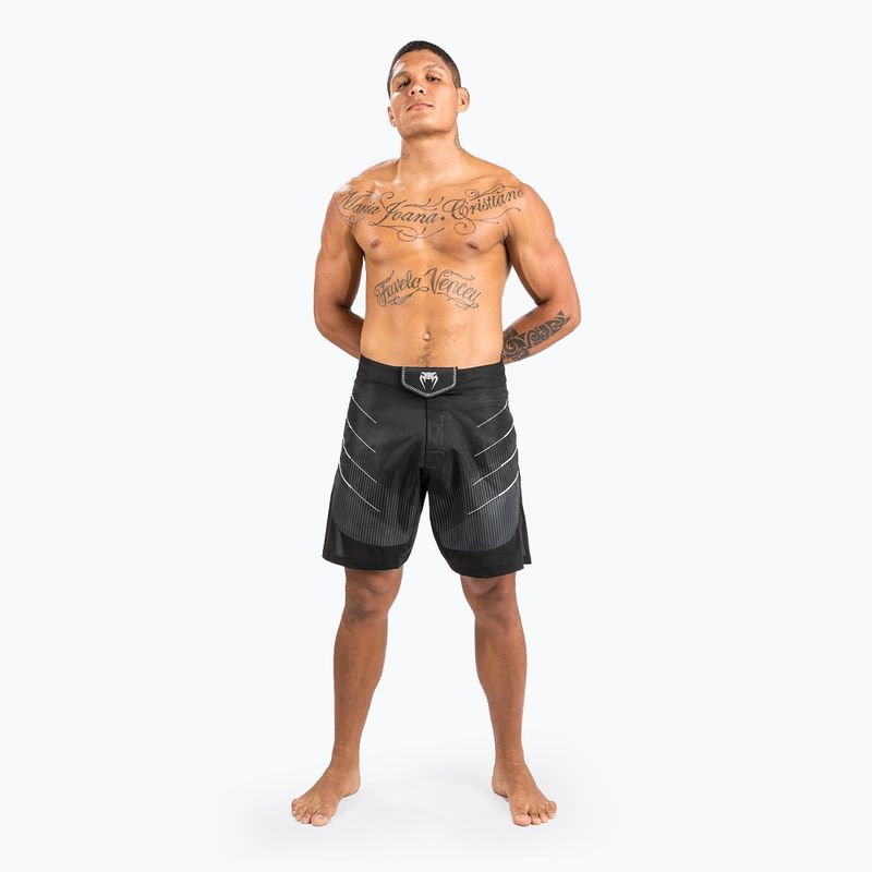 Pánske tréningové šortky Venum Biomecha Fightshorts black/grey 3