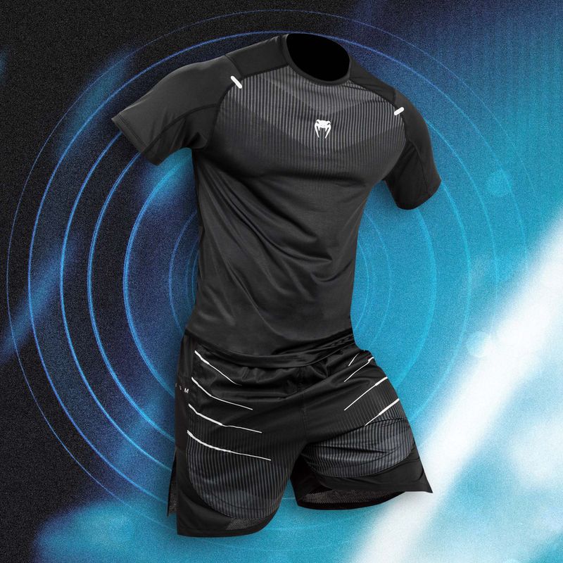 Pánske tričko Venum Biomecha Dry Tech  black/grey 7