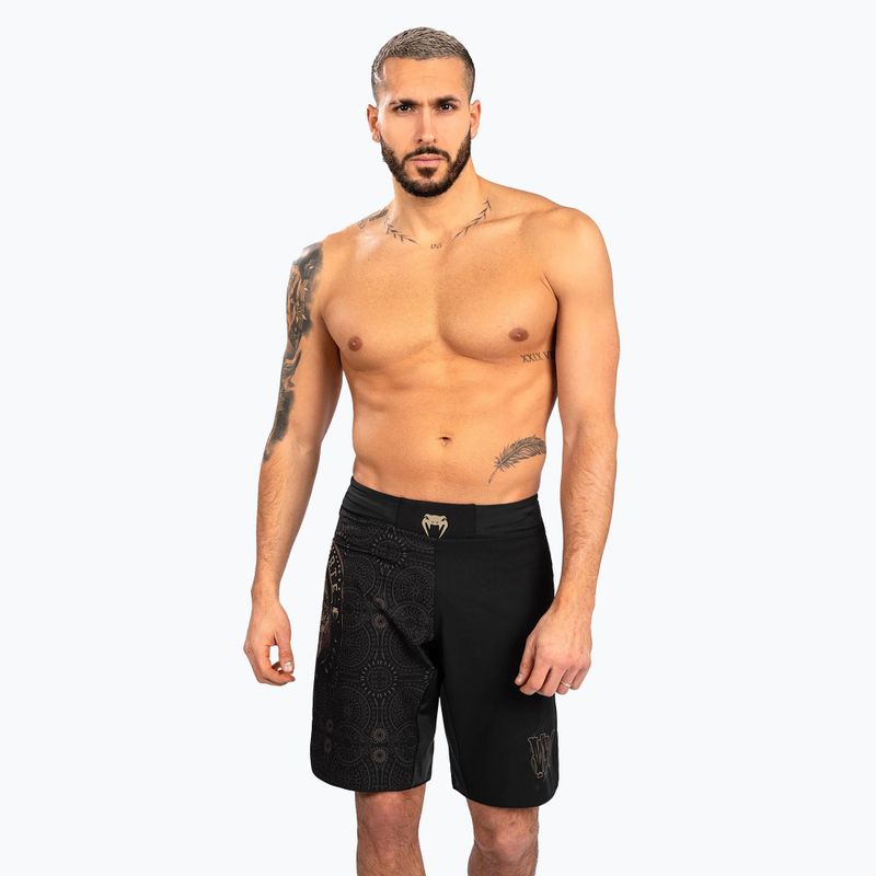 Pánske tréningové šortky Venum Santa Muerte Dark Side Fightshorts black/brown