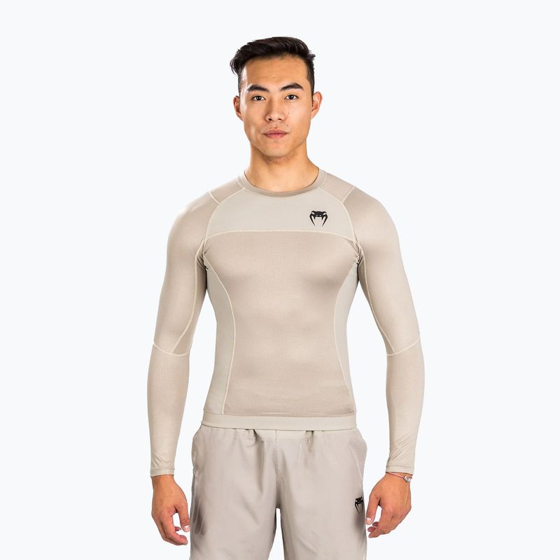 Pánske chrániče Venum G-Fit Air Rashguards sand Longsleeve