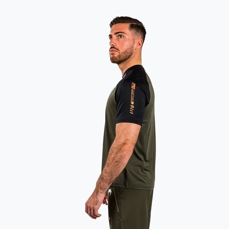 Pánske tričko Venum UFC By Adrenaline Fight Week Dry-Tech khaki 4