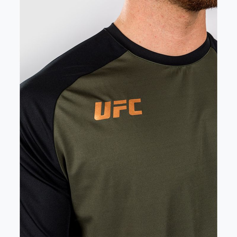 Pánske tričko Venum UFC By Adrenaline Fight Week Dry-Tech khaki 6