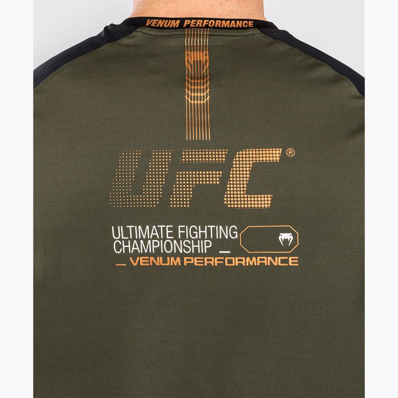 Pánske tričko Venum UFC By Adrenaline Fight Week Dry-Tech khaki 7