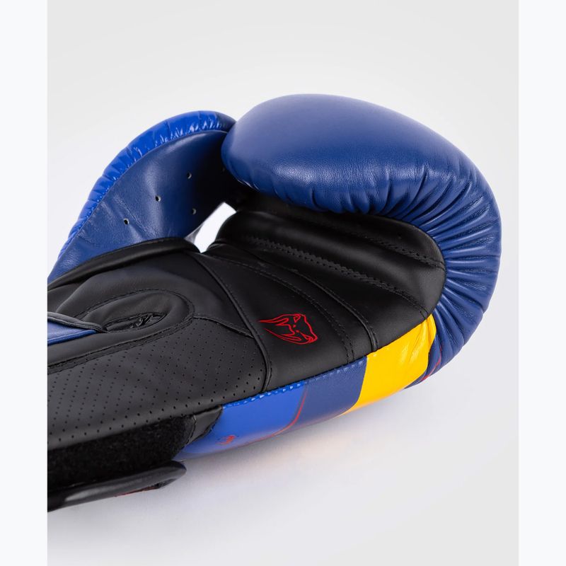 Pánske boxerské rukavice Venum Elite Evo blue/yellow 5