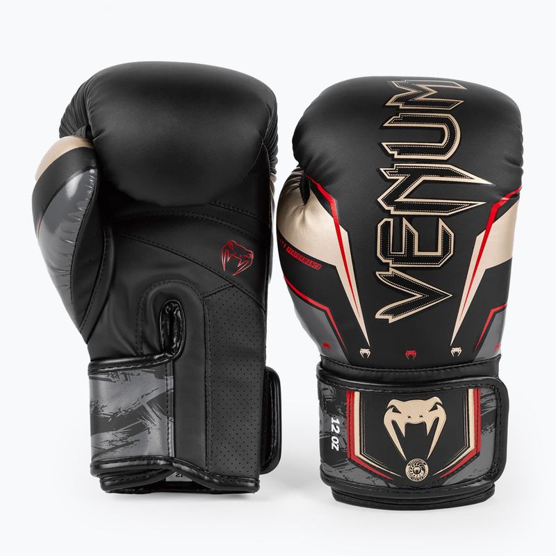 Boxerské rukavice Venum Elite Evo black/gold 2