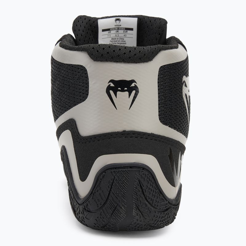 Boxerské topánky Venum Elite Wrestling black/sand 6
