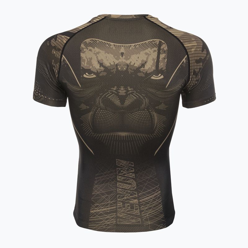 Pánsky Rushguard Venum Gorilla Jungle black/sand 8