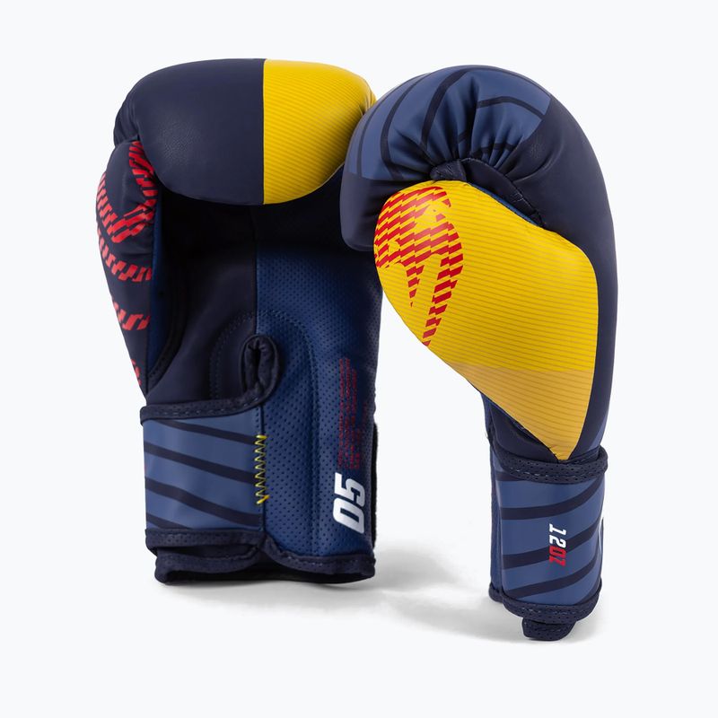 Pánske boxerské rukavice Venum Sport 05 Boxing blue/yellow 3