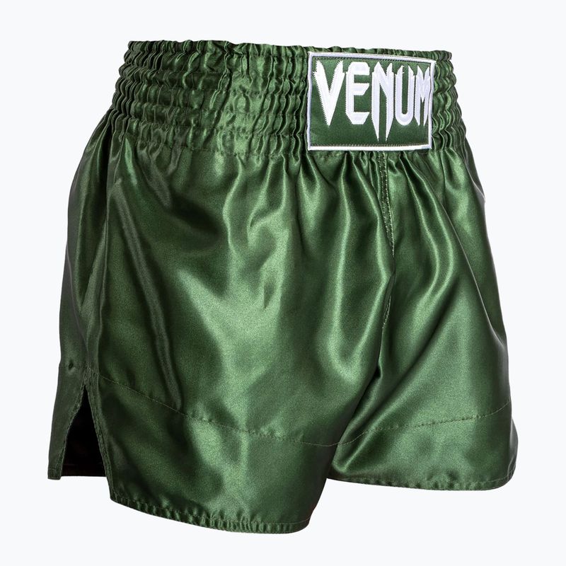 Pánske tréningové šortky Venum Classic Muay Thai khaki/white 4