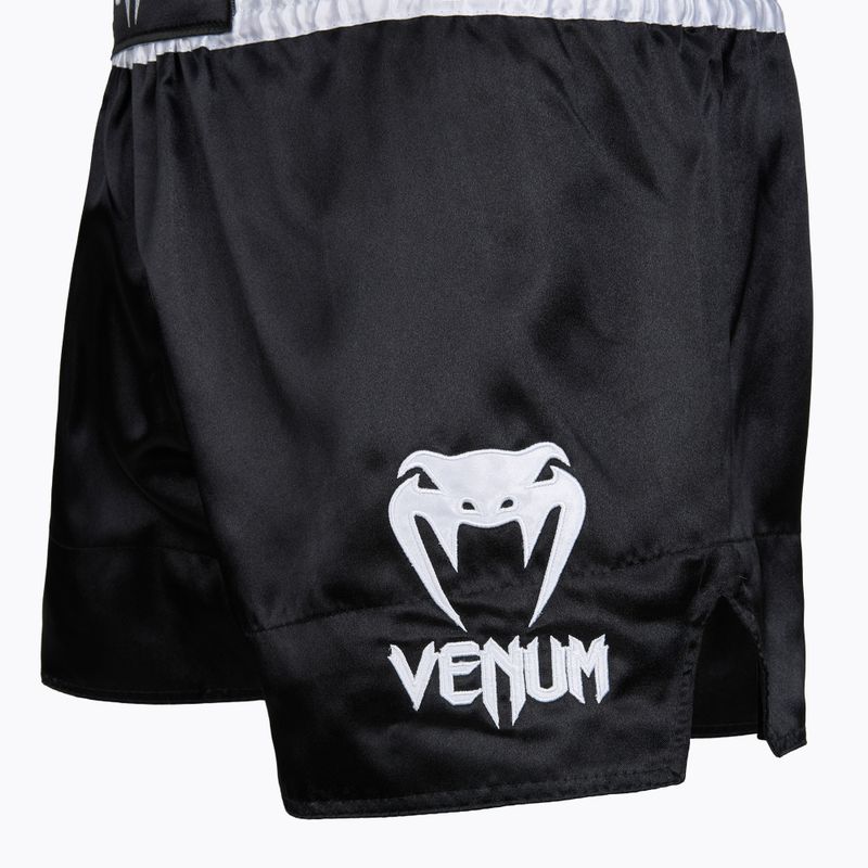 Pánske tréningové šortky Venum Classic Muay Thai black/white/gold 3