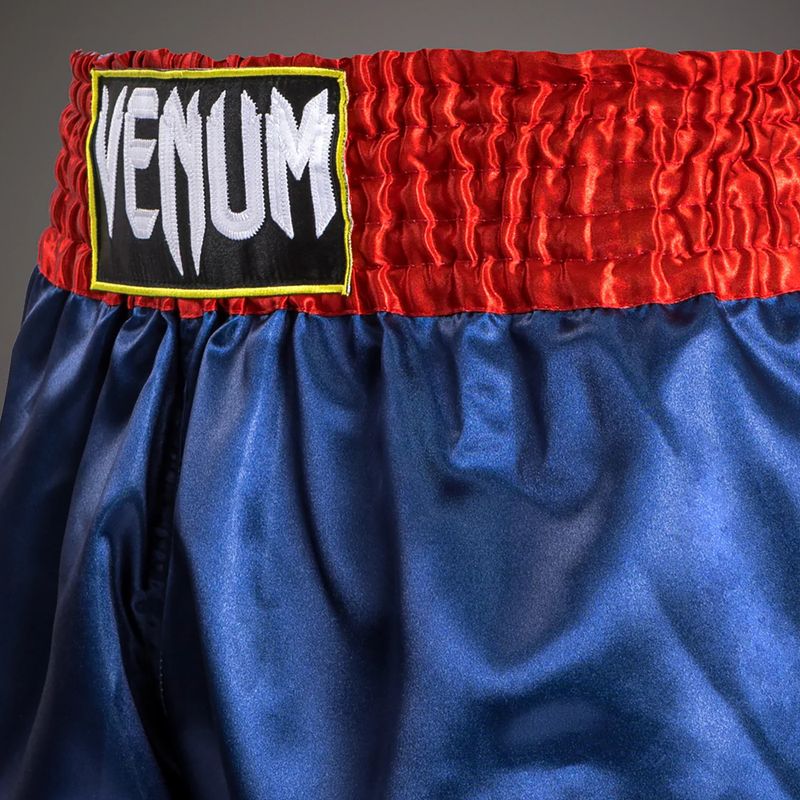 Pánske tréningové šortky Venum Classic Muay Thai modrá/červená/biela 5