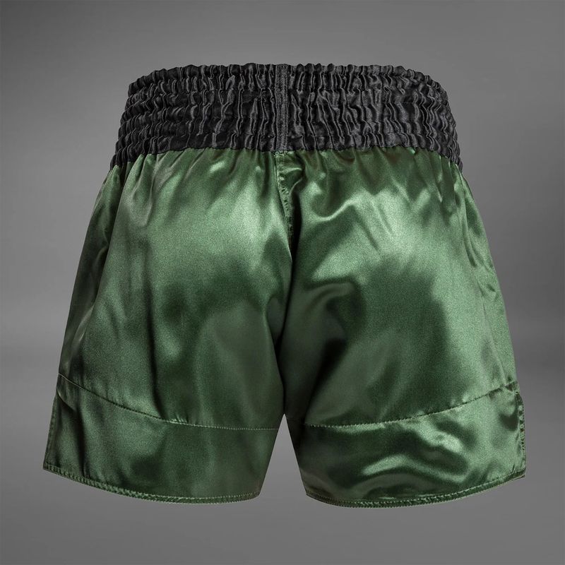 Pánske tréningové šortky Venum Classic Muay Thai green/gold/black 2