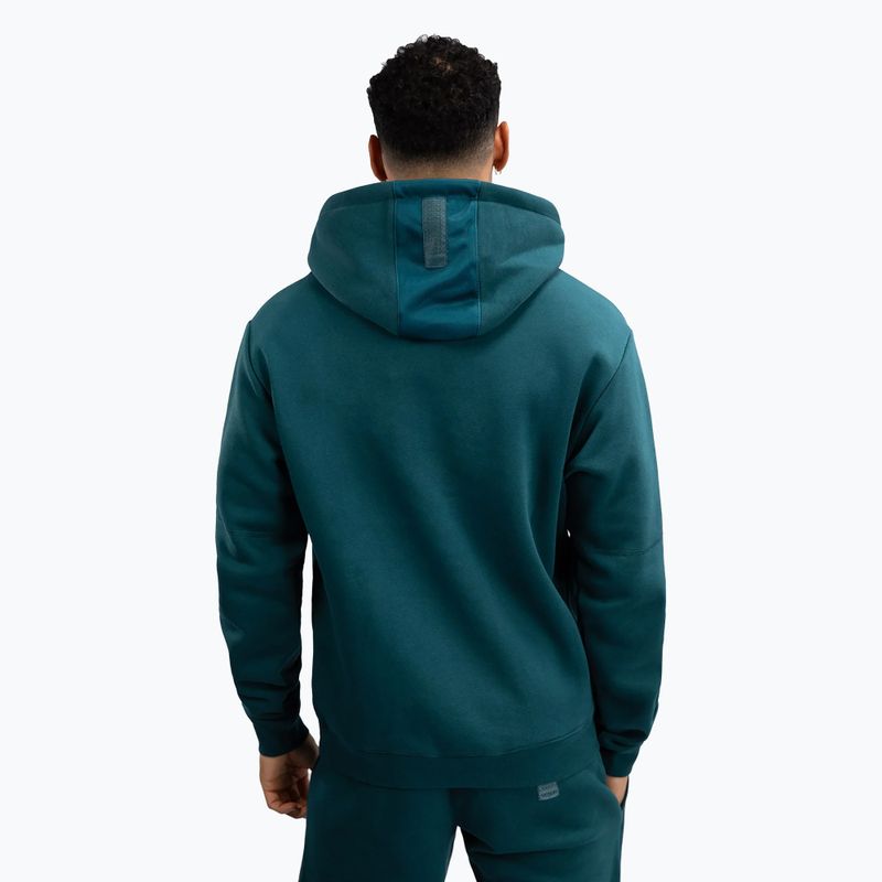 Pánska mikina Venum Silent Power Hoodie paon green 2