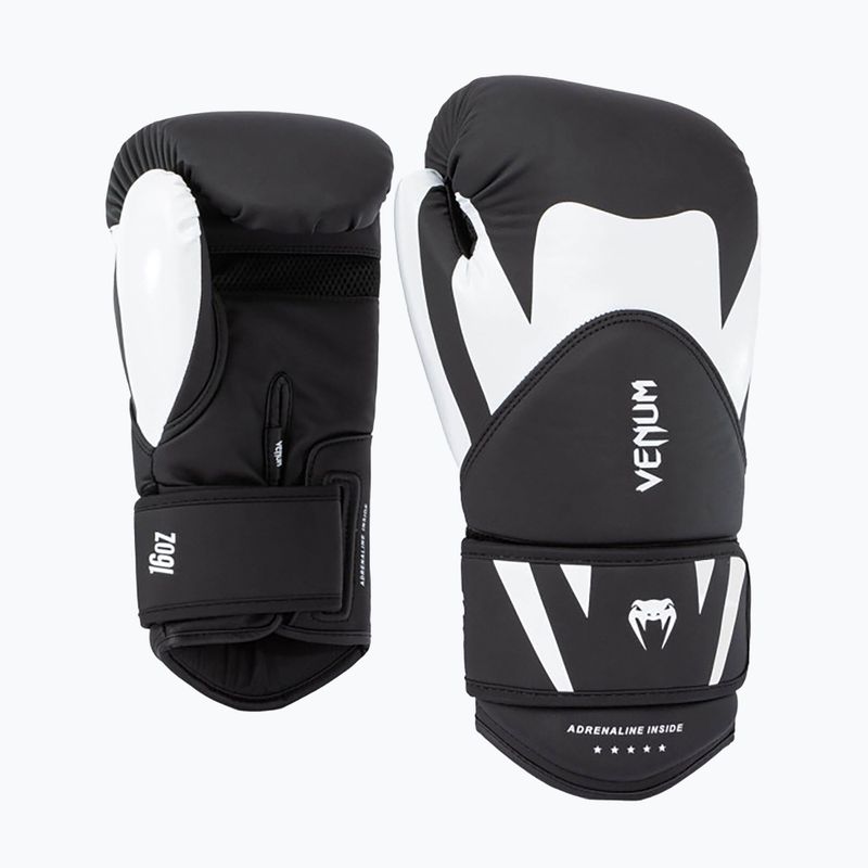 Pánske boxerské rukavice Venum Challenger 4.0 black/white 2