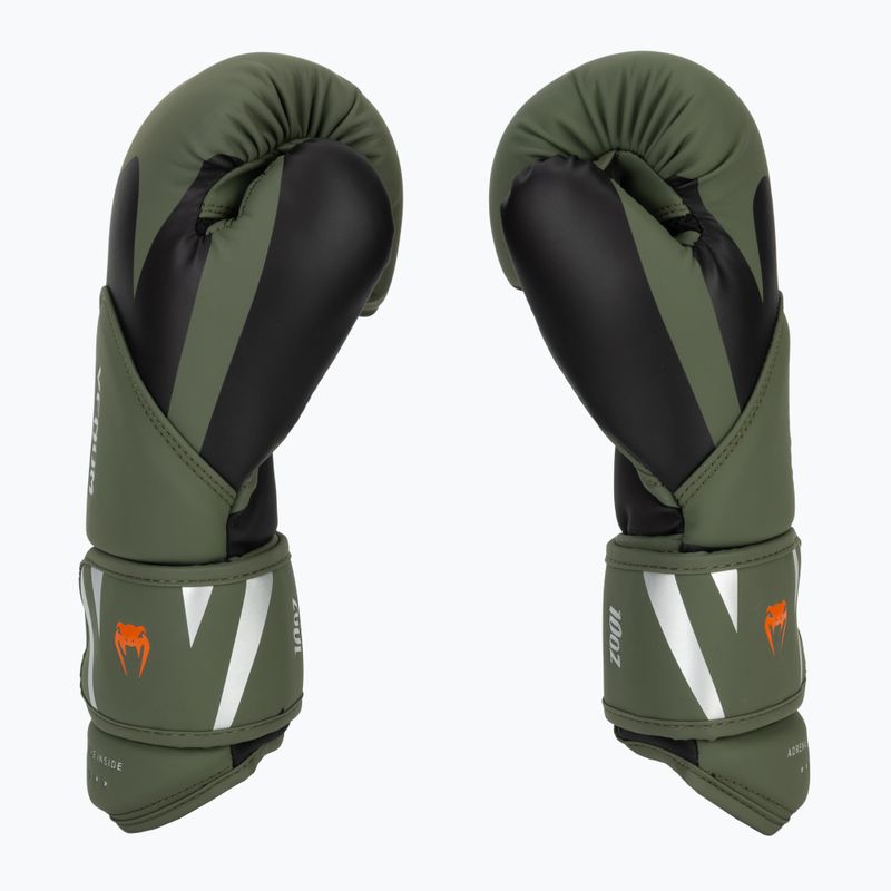 Pánske boxerské rukavice Venum Challenger 4.0 black/khaki 4