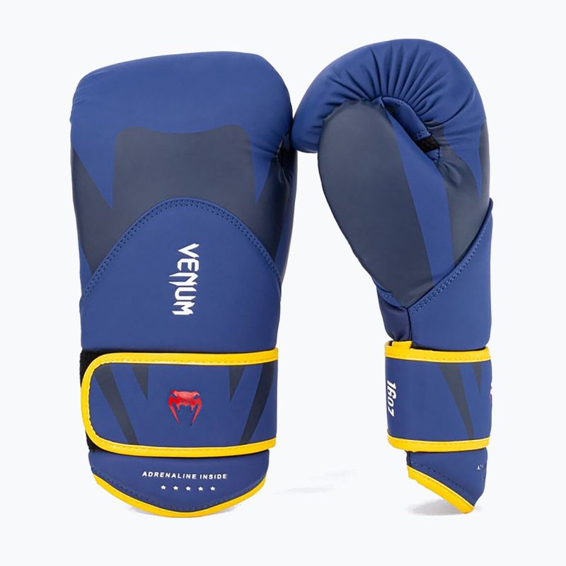 Pánske boxerské rukavice Venum Challenger 4.0 blue/yellow 3