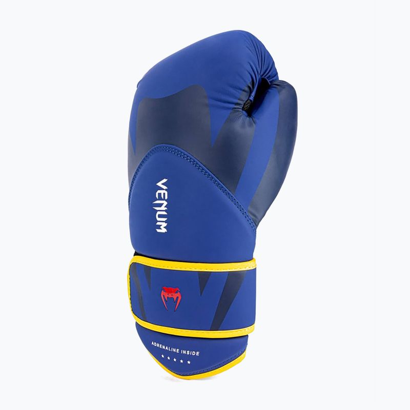 Pánske boxerské rukavice Venum Challenger 4.0 blue/yellow 4