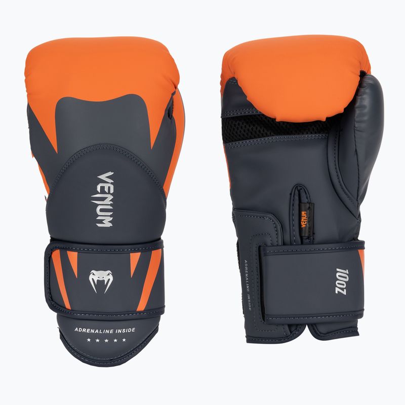 Pánske boxerské rukavice Venum Challenger 4.0 navy blue/orange