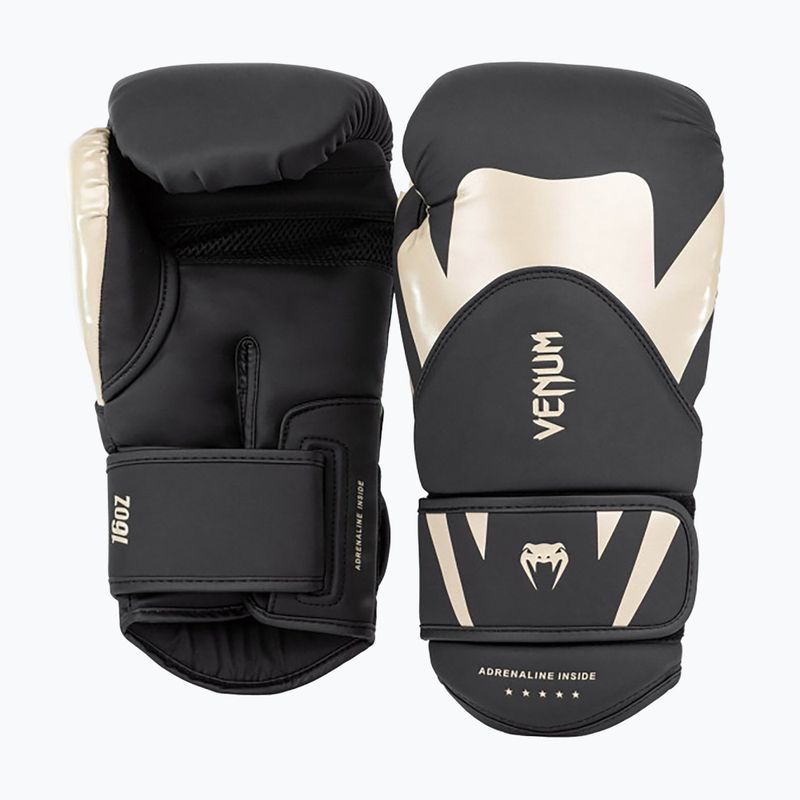 Pánske boxerské rukavice Venum Challenger 4.0 black/beige