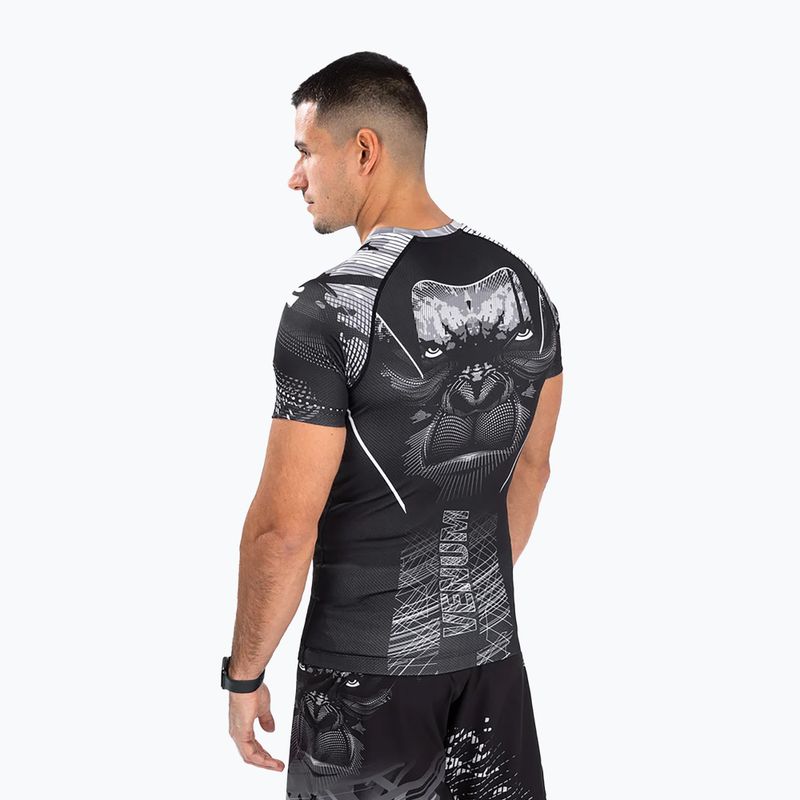 Pánsky Rashguard Venum Gorilla Jungle Rashguard black/white 3