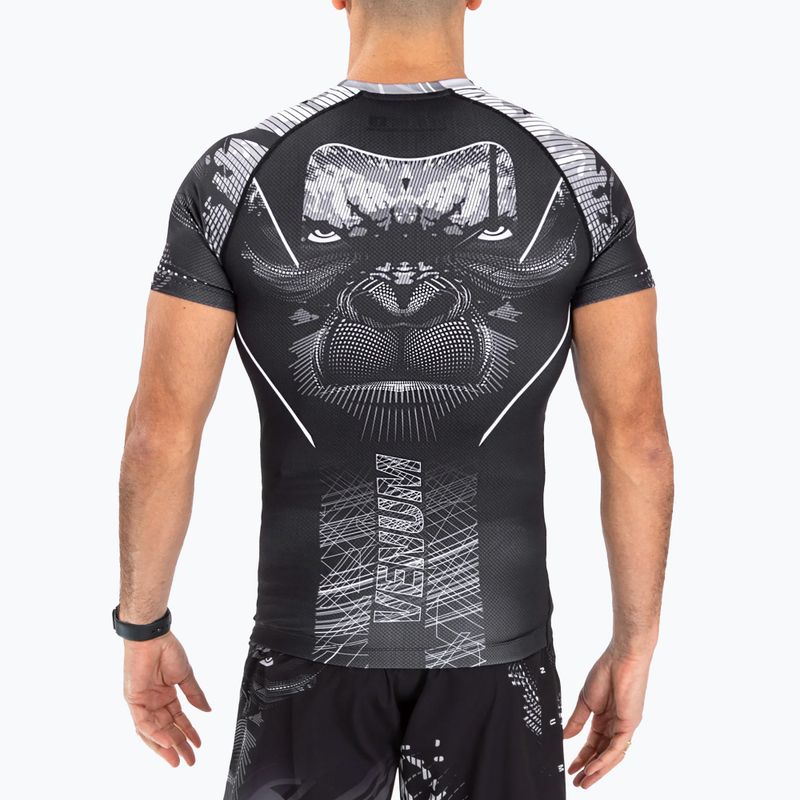 Pánsky Rashguard Venum Gorilla Jungle Rashguard black/white 5