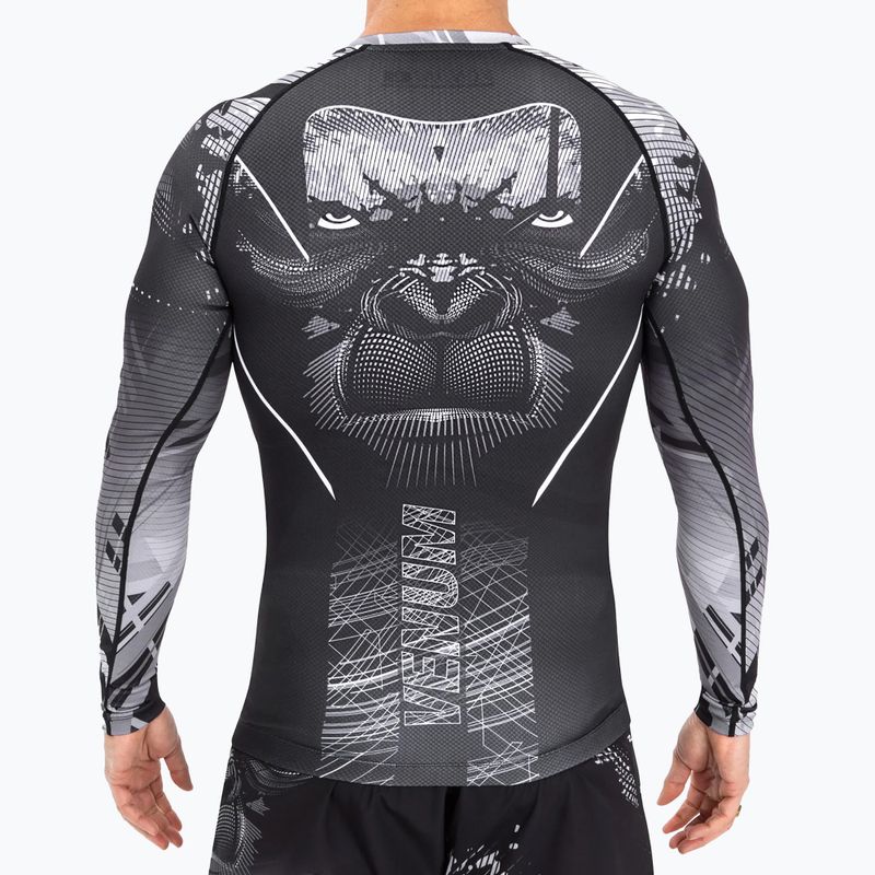 Pánsky Rashguard Venum Gorilla Jungle Rashguard black/white 5