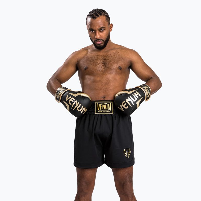 Pánske boxerské šortky Venum Classic Boxing black/white 4