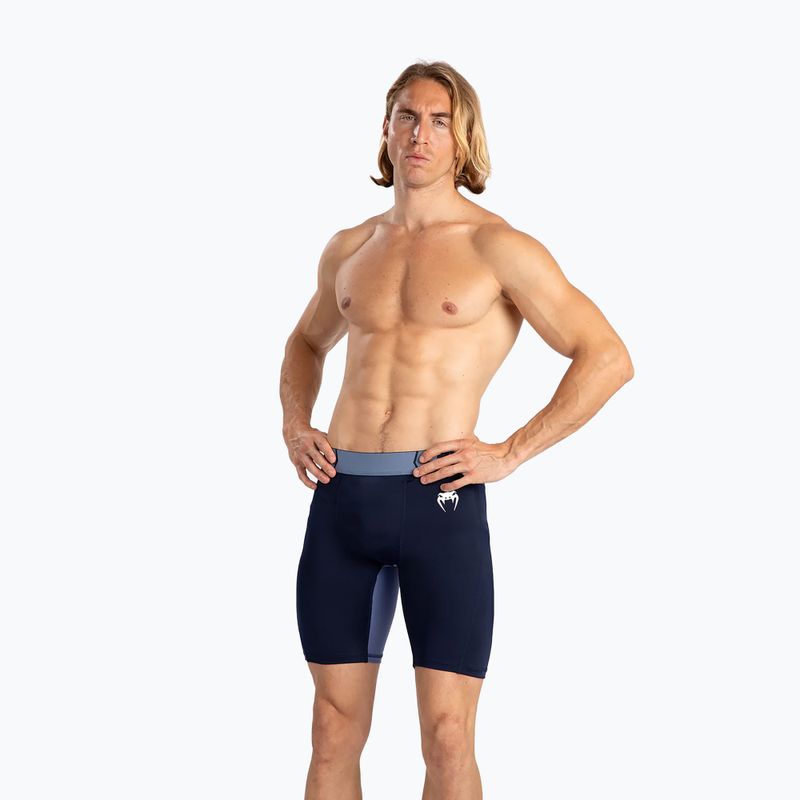 Pánske tréningové šortky Venum Tempest Vale Tudo navy blue/blue 2
