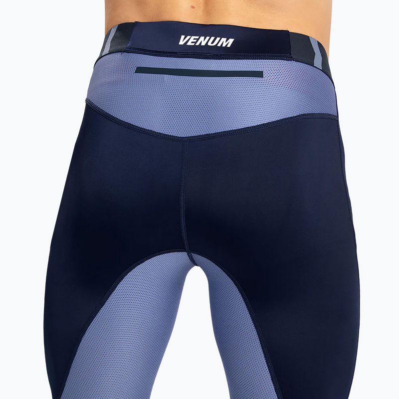 Pánske tréningové legíny  Venum Tempest Spats navy blue 6