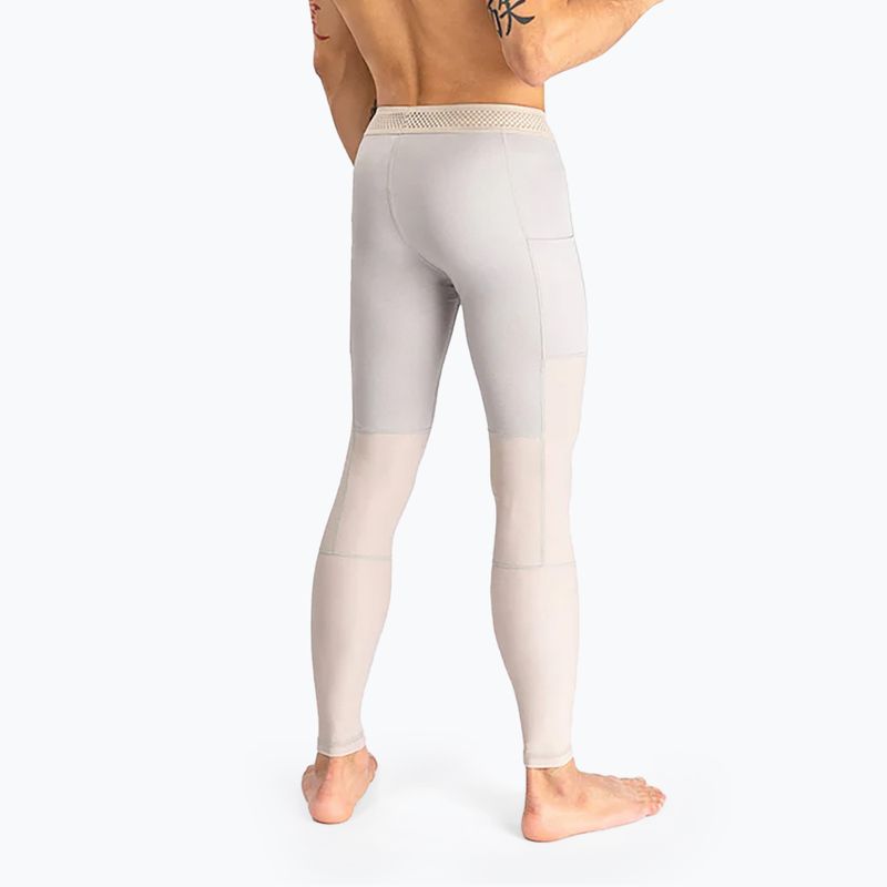 Pánske legíny Venum Attack Spats beige 3