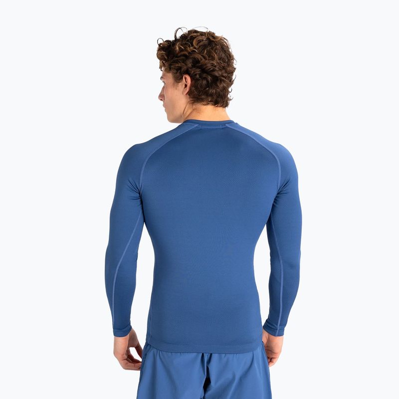 Pánsky chránič Venum Contender Rashguard Longsleeve blue 3