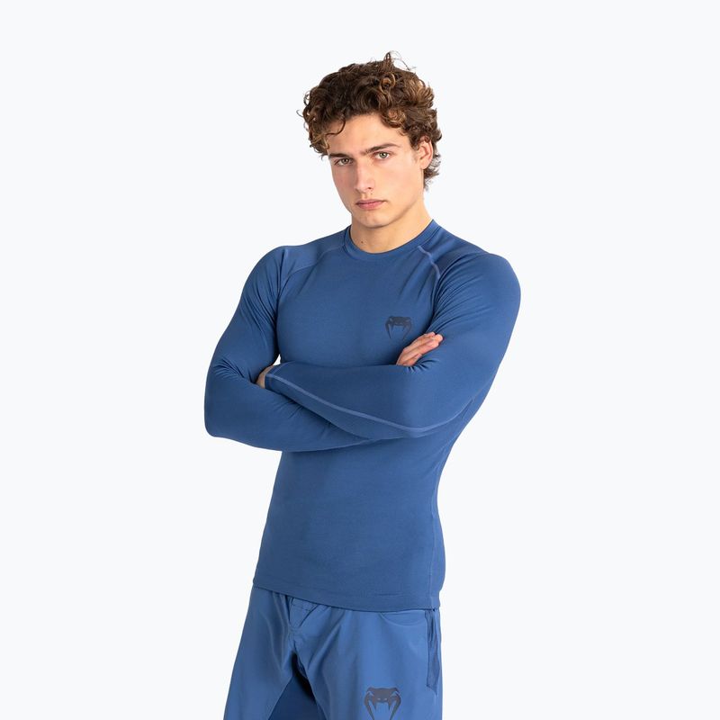 Pánsky chránič Venum Contender Rashguard Longsleeve blue 4