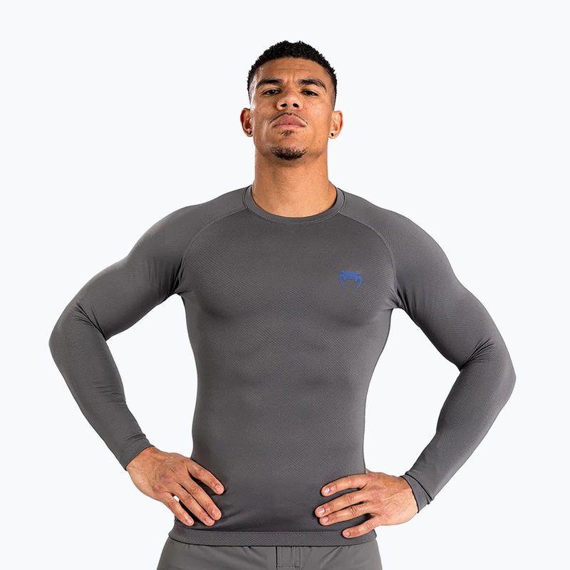 Pánsky chránič Venum Contender Rashguard s dlhým rukávom šedý